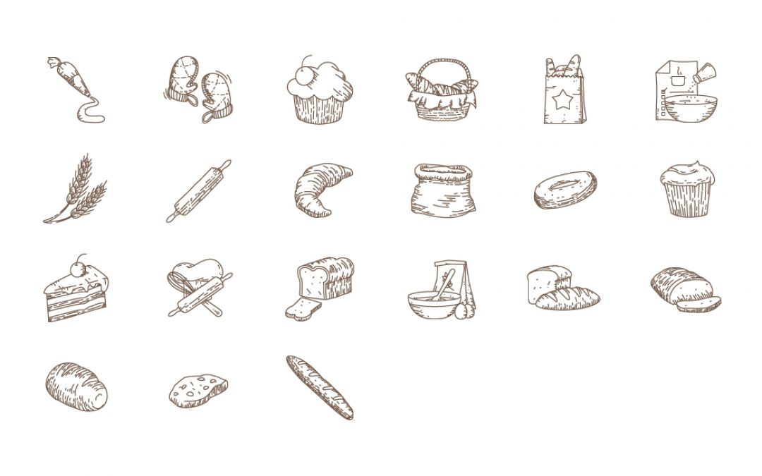 Bakery Line Icons