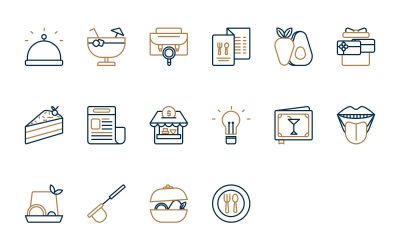 Bistro Line Icons
