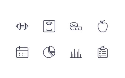Dietitian Line Icons