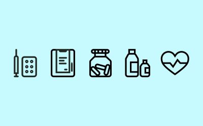 Pharmacy Line Icons
