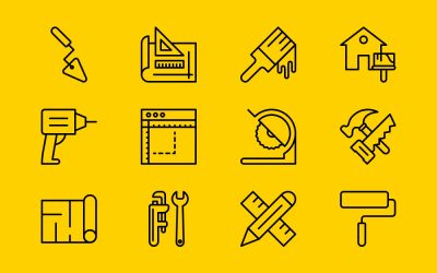 Renovation Line Icons