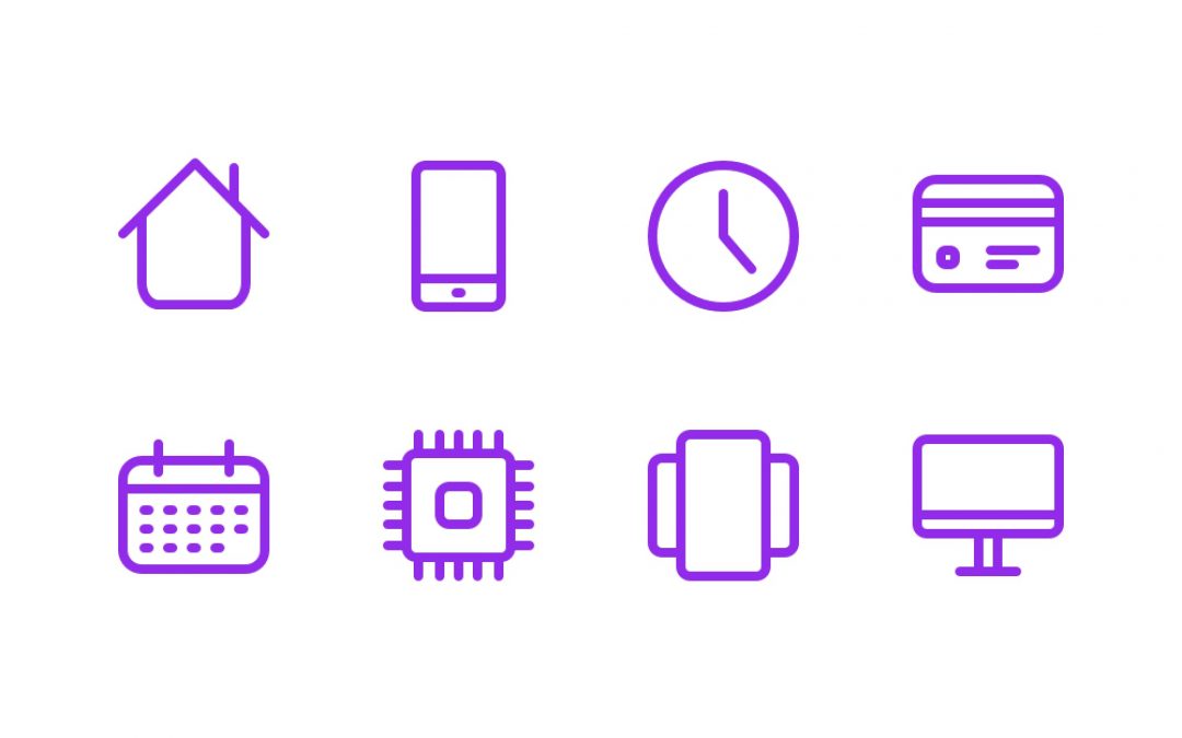 Mobile App Line Icons