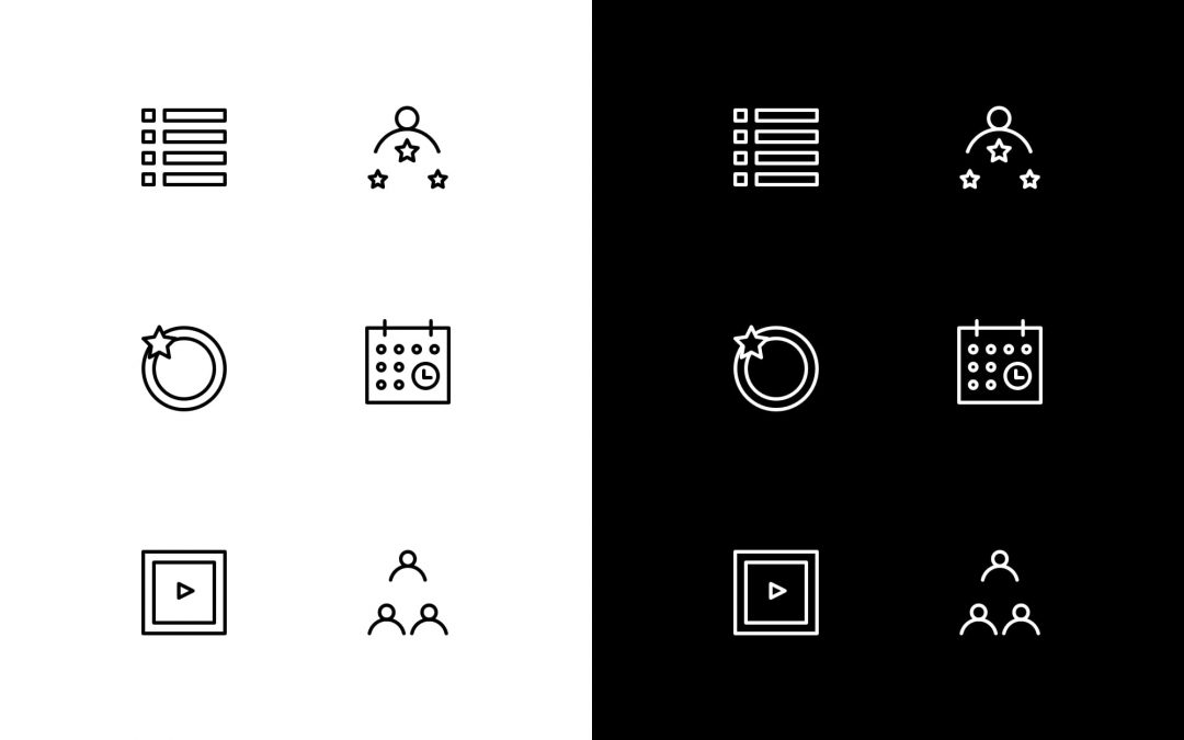 Cooking School Line Icons