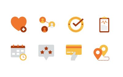 Dog Breeder Flat Icons