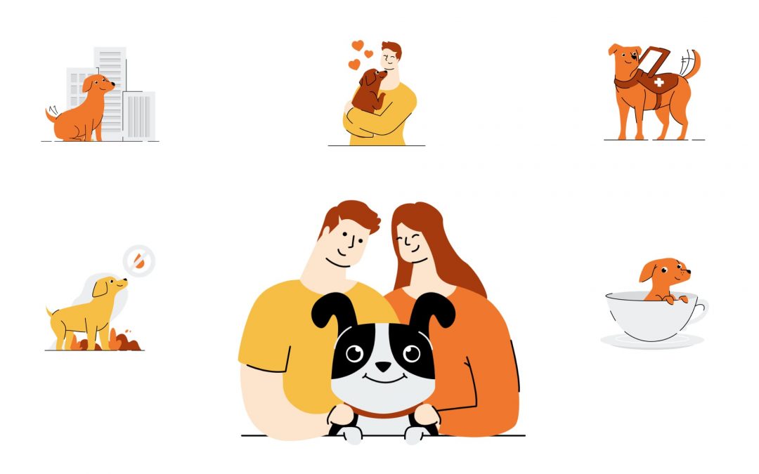 Dog Breeder Illustrations