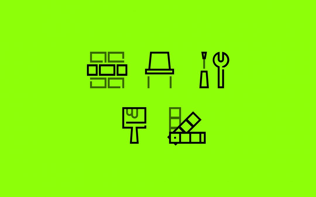 Home Improvement Line Icons