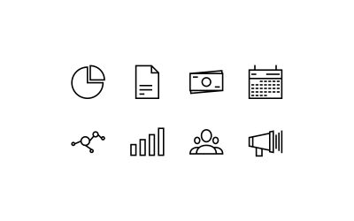 Virtual Assistant Line Icons