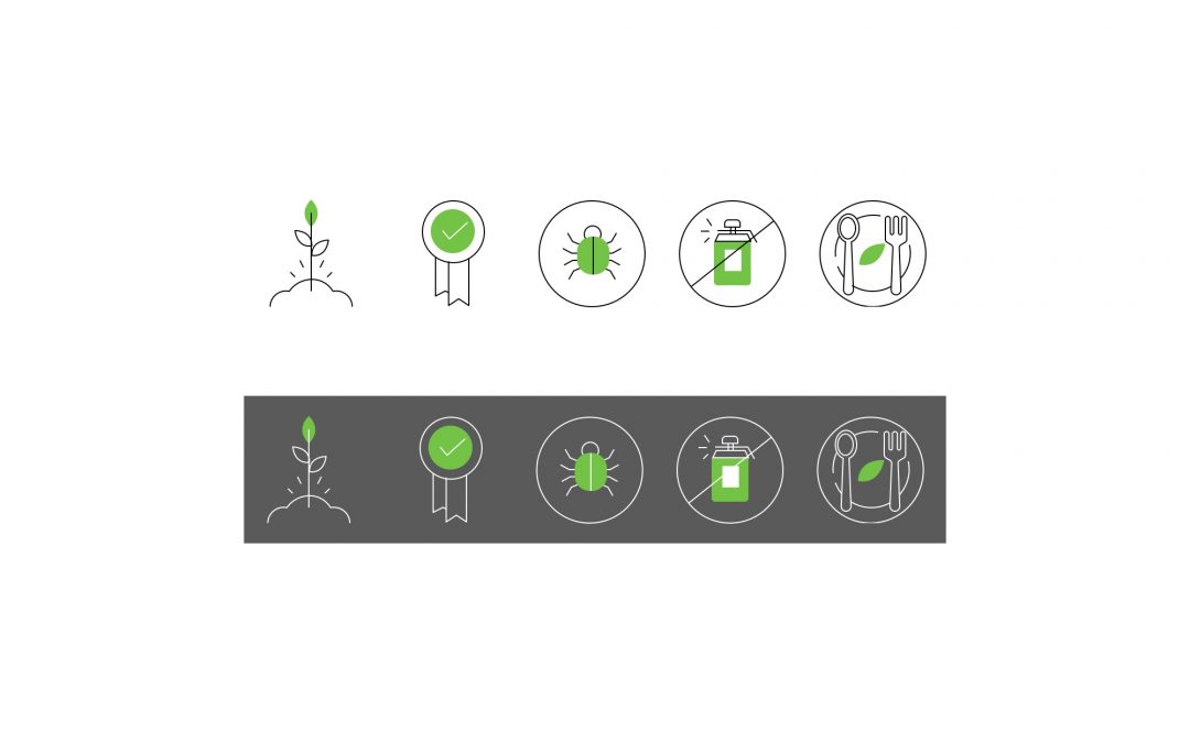 Farm To Table Line Icons