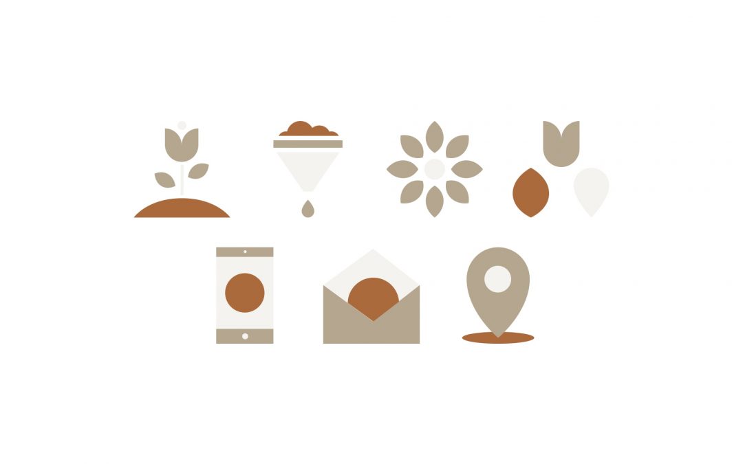 Flower Farm Flat Icons